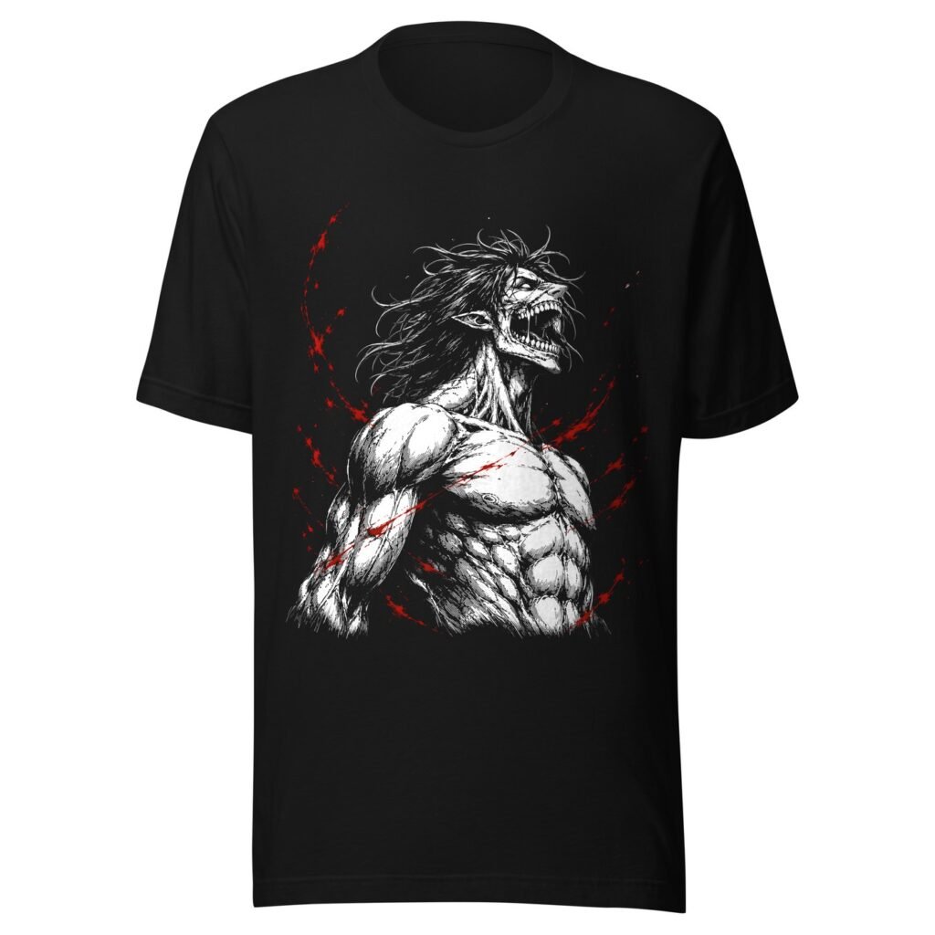 T-shirt BLEDX colossal titan tee noir