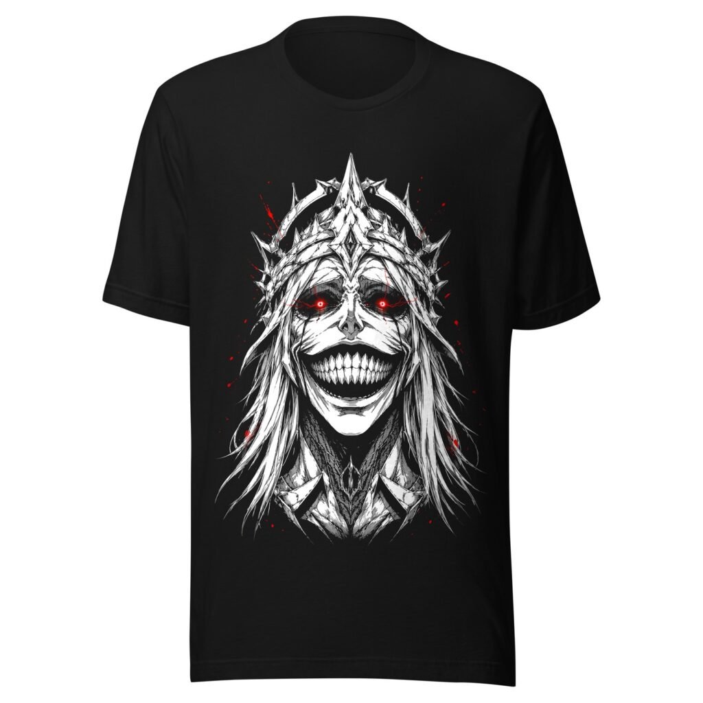 T-shirt BLEDX crown skull tee noir