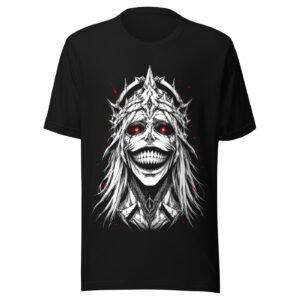 T-shirt BLEDX crown skull tee noir