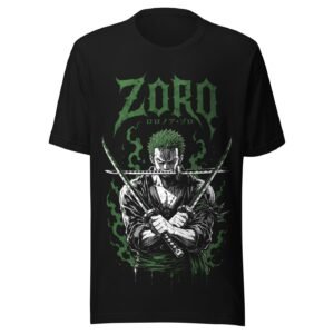 T-shirt BLEDX zoro santoryu tee noir