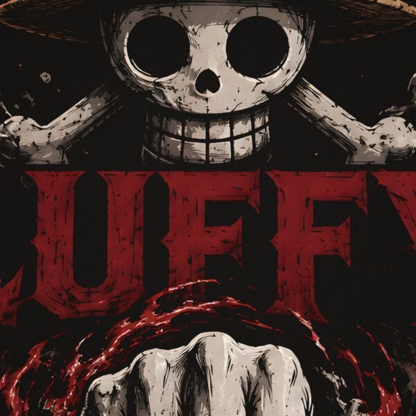 Luffy Jolly Roger Tee detail