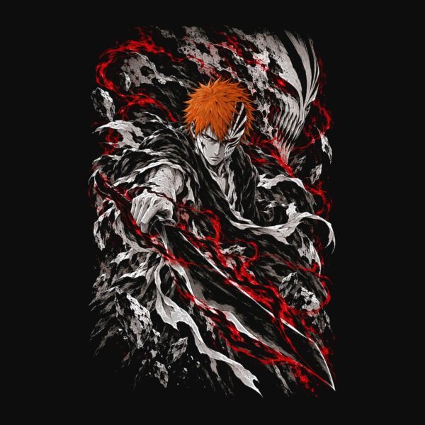 Ichigo tee detail