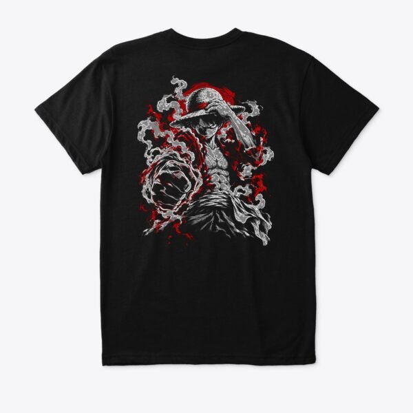 Luffy recto verso tee dos detail