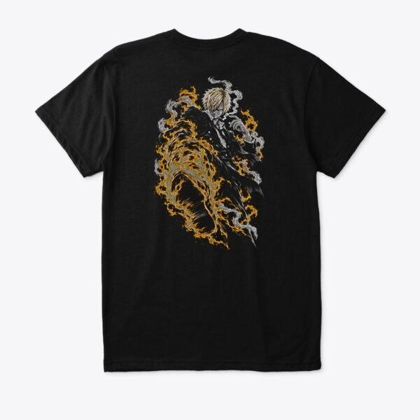 Sanji recto verso tee dos detail